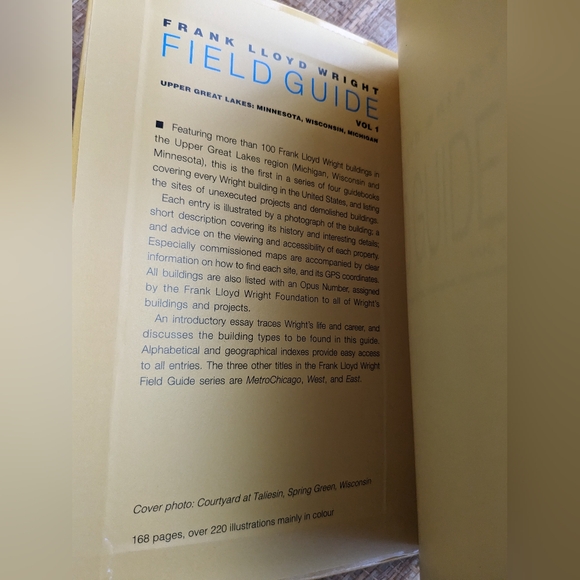 Frank Lloyd Wright Field Guide Vol. 1 - Picture 3 of 8